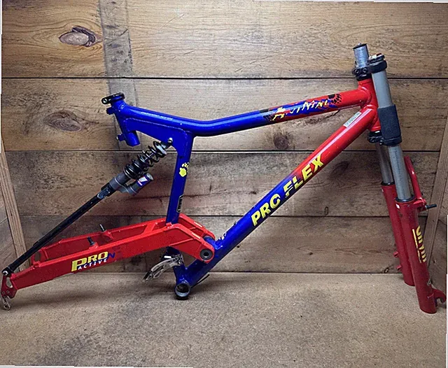 Vintage Proflex Animal Full Suspension Mountain Bike Large Frame Noleen Girvin